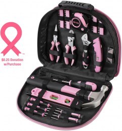 WORKPRO pink tool set with pouch71